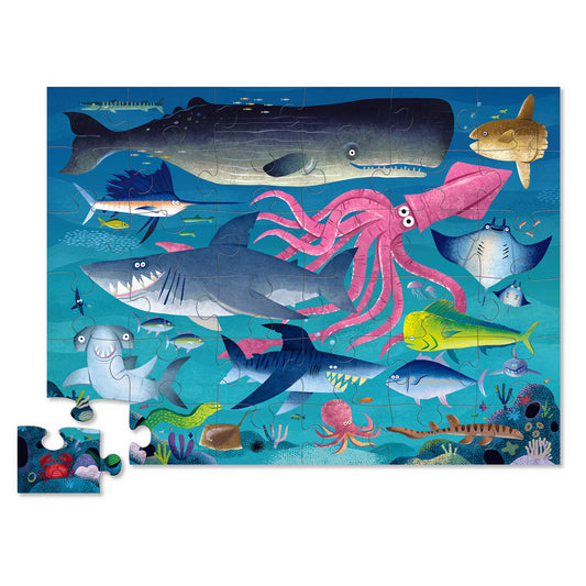36 Piece Floor Puzzle - Shark Reef-Puzzles-Second Snuggle Preloved