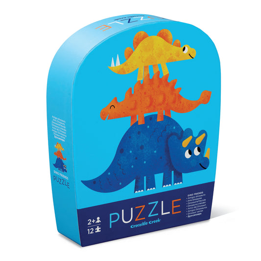 12 Piece Mini Puzzles - Dino Friends-Puzzles-Second Snuggle Preloved