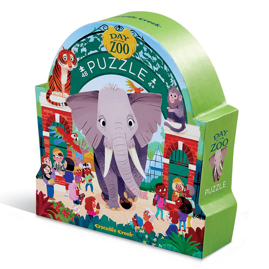48 Piece Puzzle - Day At The Zoo-Puzzles-Second Snuggle Preloved