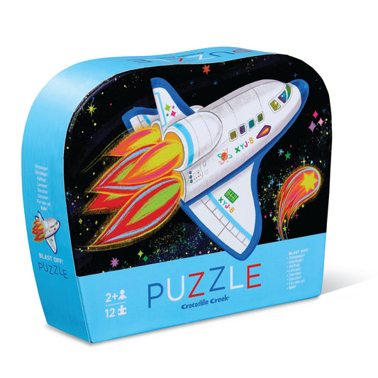 12 Piece Mini Puzzles - Blast Off!-Puzzles-Second Snuggle Preloved
