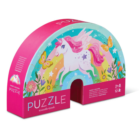 12 Piece Mini Puzzles - Sweet Unicorn-Puzzles-Second Snuggle Preloved