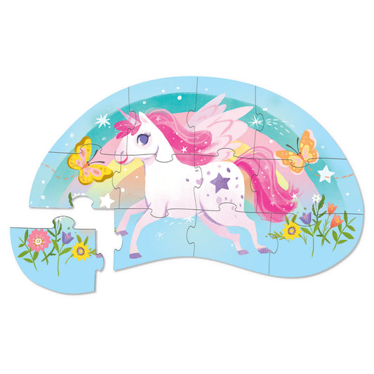 12 Piece Mini Puzzles - Sweet Unicorn-Puzzles-Second Snuggle Preloved