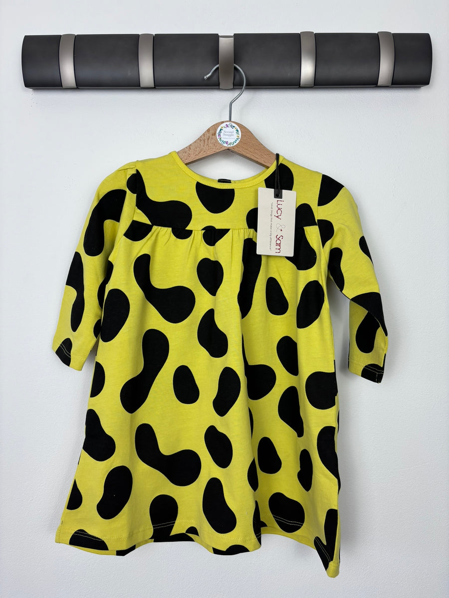 Lucy & Sam Yellow Camo Dress-Dresses-Second Snuggle Preloved