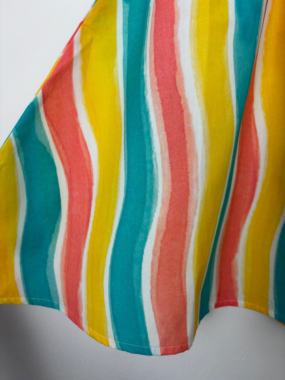 Lucy & Sam Wave Print Woven Swing Dress-Dresses-Second Snuggle Preloved