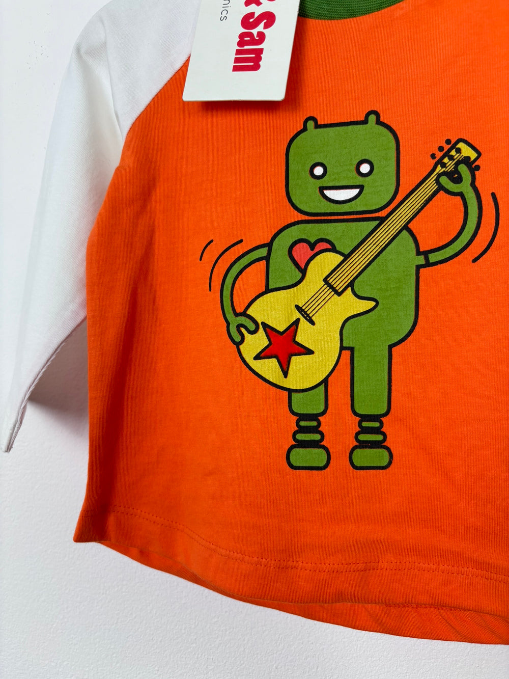 Lucy & Sam Rocking Robot Long Sleeve Top-Tops-Second Snuggle Preloved