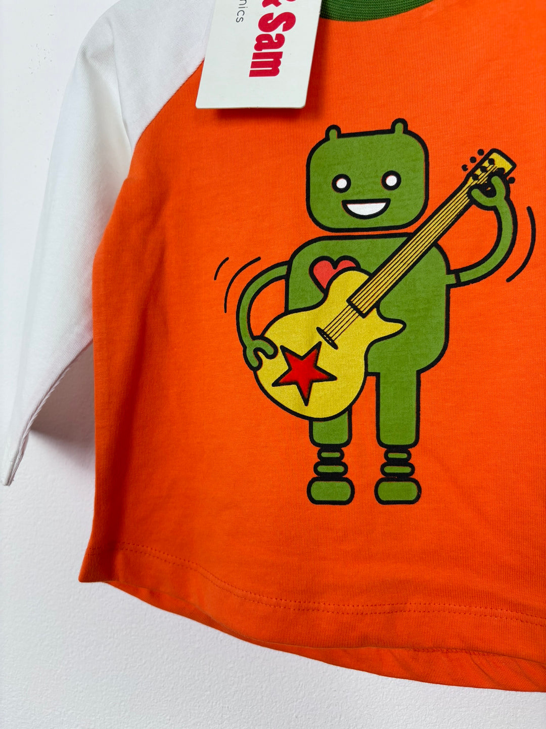 Lucy & Sam Rocking Robot Long Sleeve Top-Tops-Second Snuggle Preloved