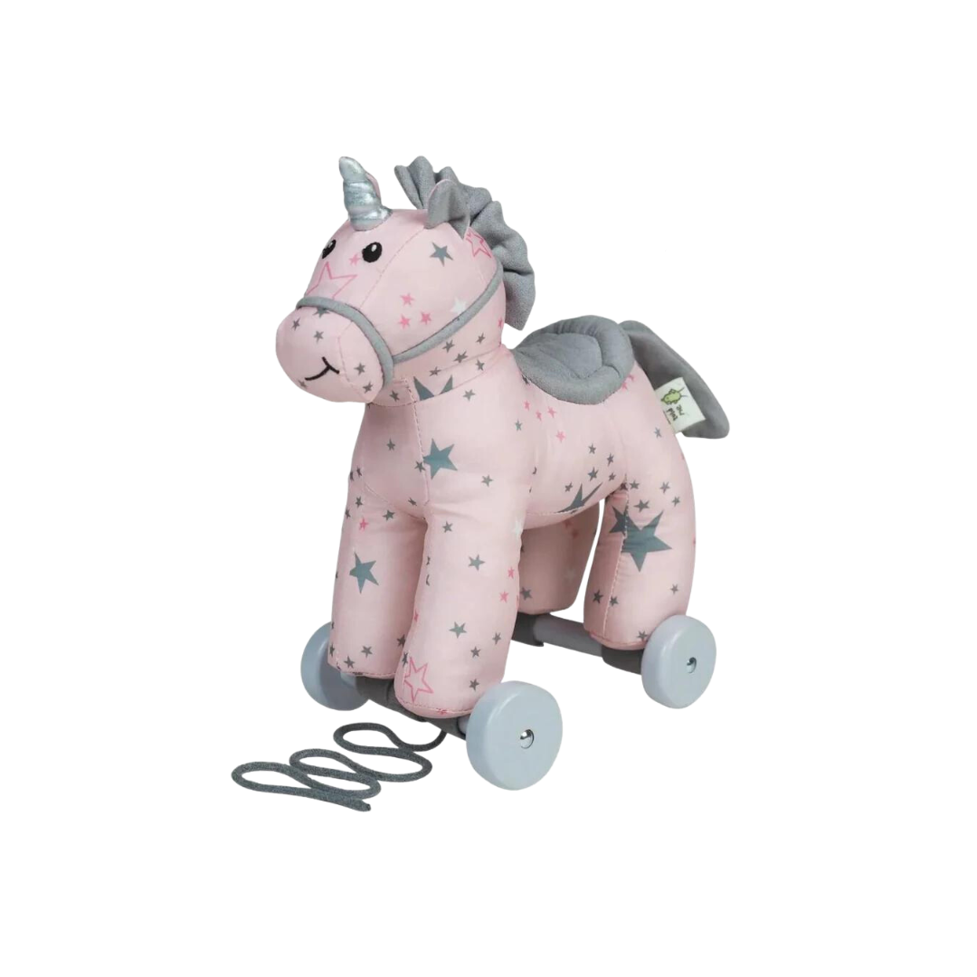 Celeste Unicorn Pull Along Toy Second Snuggle