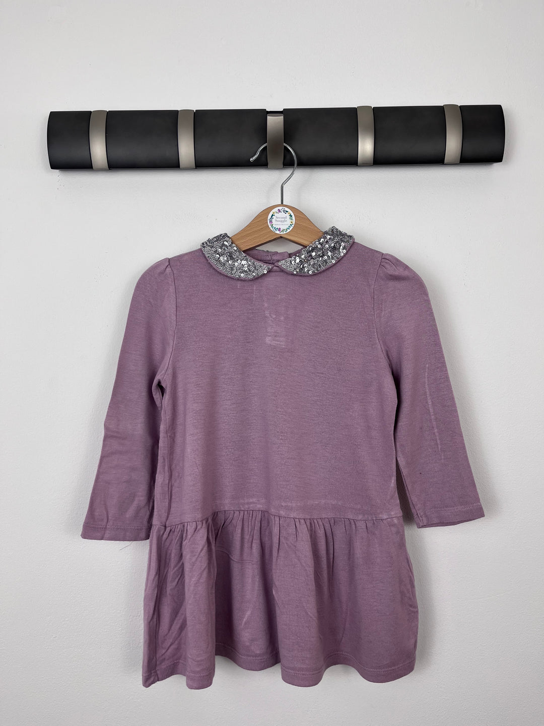 The Little White Company Purple Dress 12-18 Months-Dresses-Second Snuggle Preloved