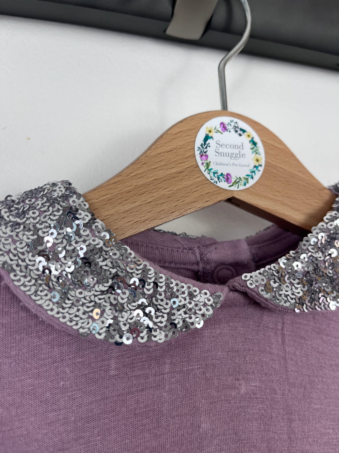 The Little White Company Purple Dress 12-18 Months-Dresses-Second Snuggle Preloved