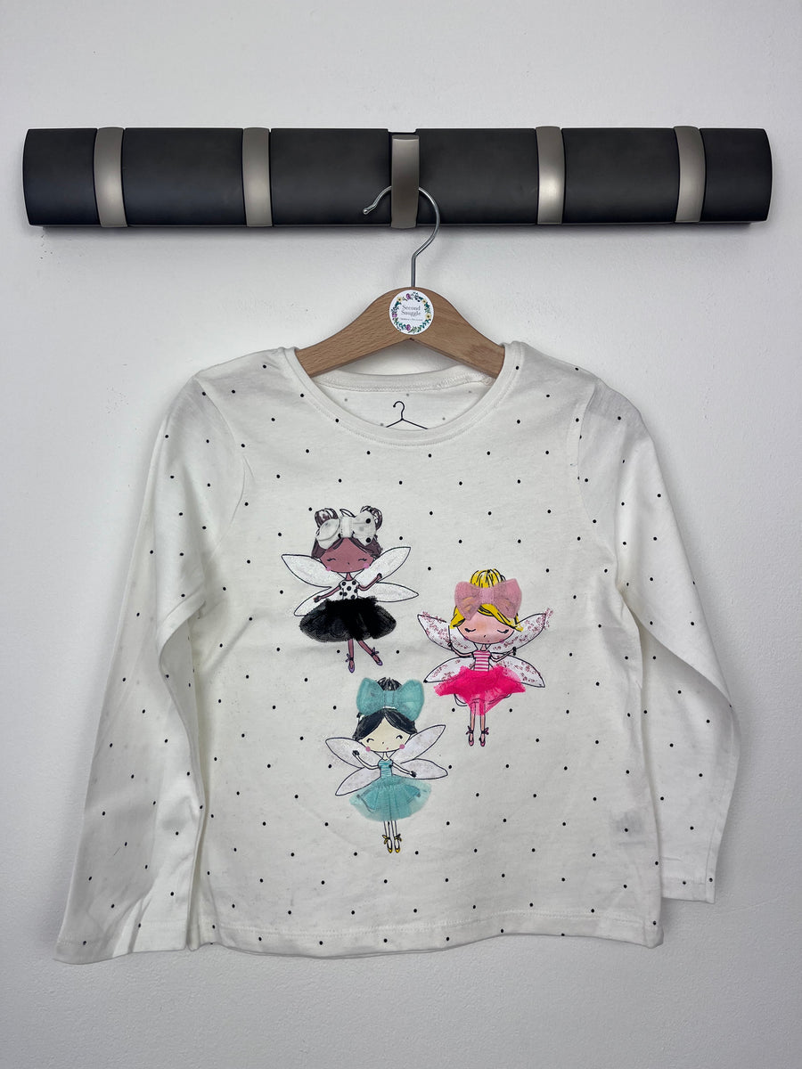 Next Fairy Long Sleeve Top 3-6 Months-Tops-Second Snuggle Preloved