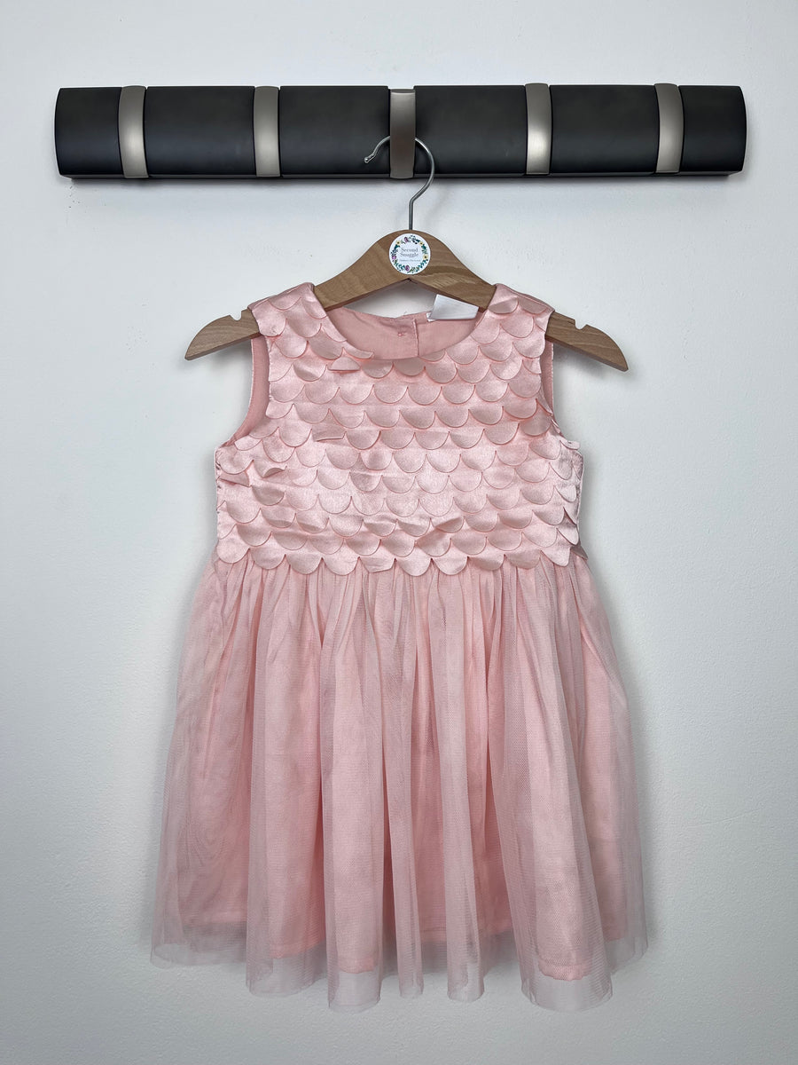 Fred & Flo Pink Party Dress 12-18 Months-Dresses-Second Snuggle Preloved