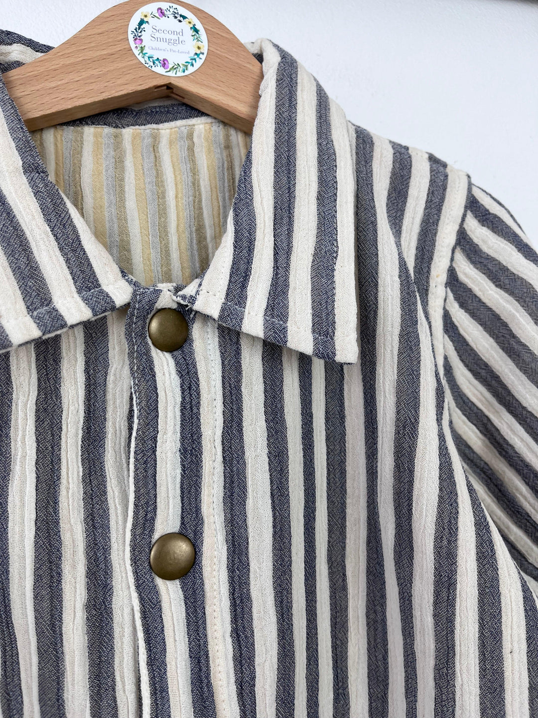 Turtle Dove London Reversible Stripe Jacket 4–5 Years-Jackets-Second Snuggle Preloved