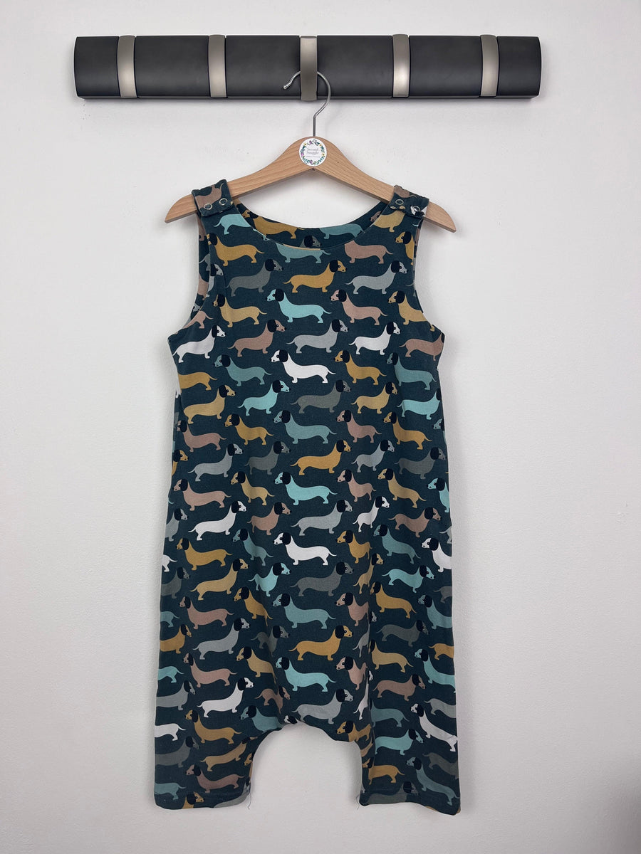 Rainbow & Sprinkles Dogs Romper 4-5 Years-Rompers-Second Snuggle Preloved