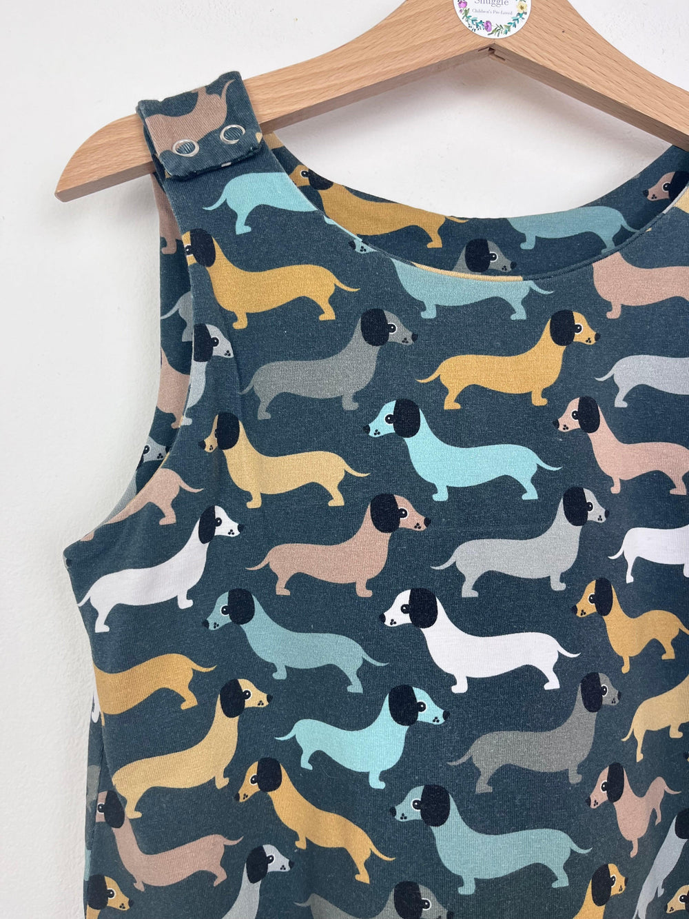 Rainbow & Sprinkles Dogs Romper 4-5 Years-Rompers-Second Snuggle Preloved