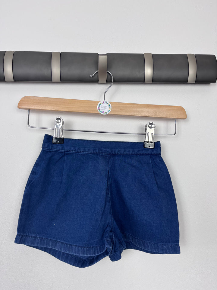 Next Denim Shorts 12-18 Months-Shorts-Second Snuggle Preloved
