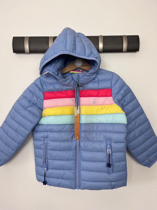 Joules Rainbow Padded Coat 3 Years-Coats-Second Snuggle Preloved