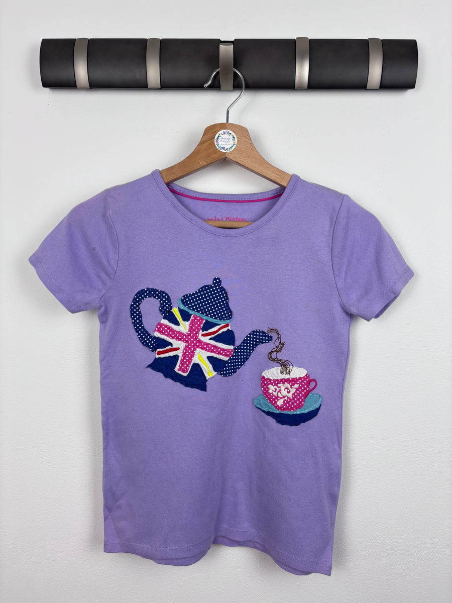 Mini Boden Tea Applique T-shirt 9-10 Years-Tops-Second Snuggle Preloved