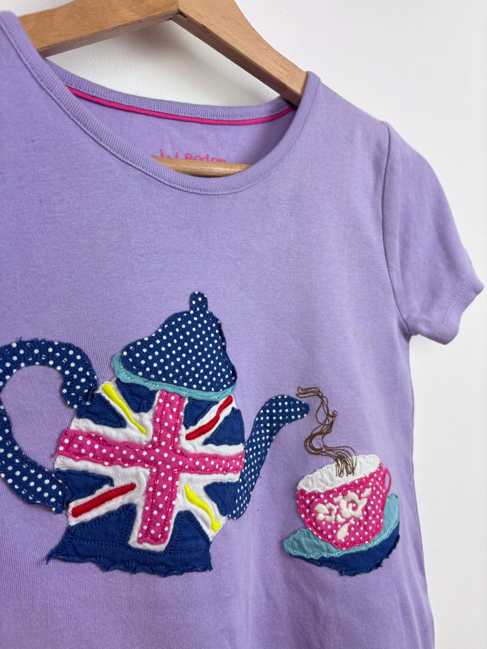 Mini Boden Tea Applique T-shirt 9-10 Years-Tops-Second Snuggle Preloved