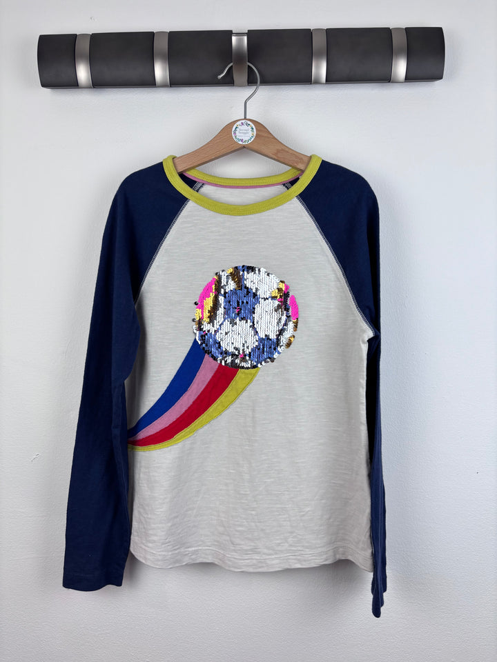 Boden Sequin Football Top 9-10 Years-Tops-Second Snuggle Preloved
