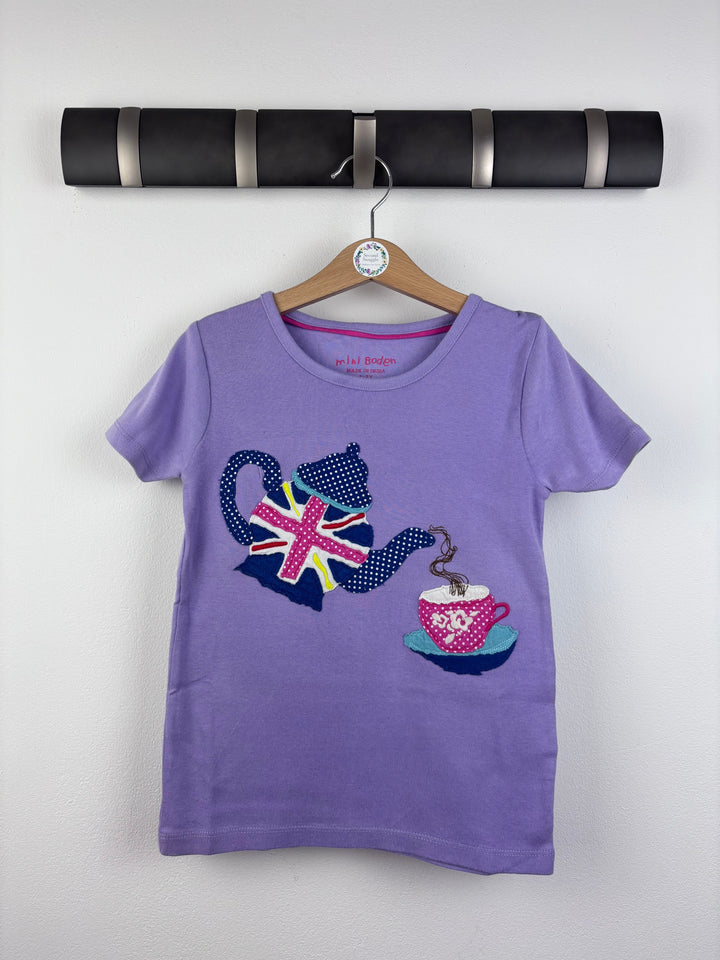 Mini Boden Applique T Shirt 6-7 Years-Tops-Second Snuggle Preloved