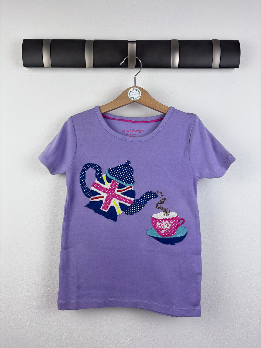 Mini Boden Applique T Shirt 6-7 Years-Tops-Second Snuggle Preloved