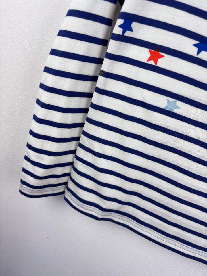 Mini Boden Star Stripe Long Sleeve Top 9-10 Years-Tops-Second Snuggle Preloved