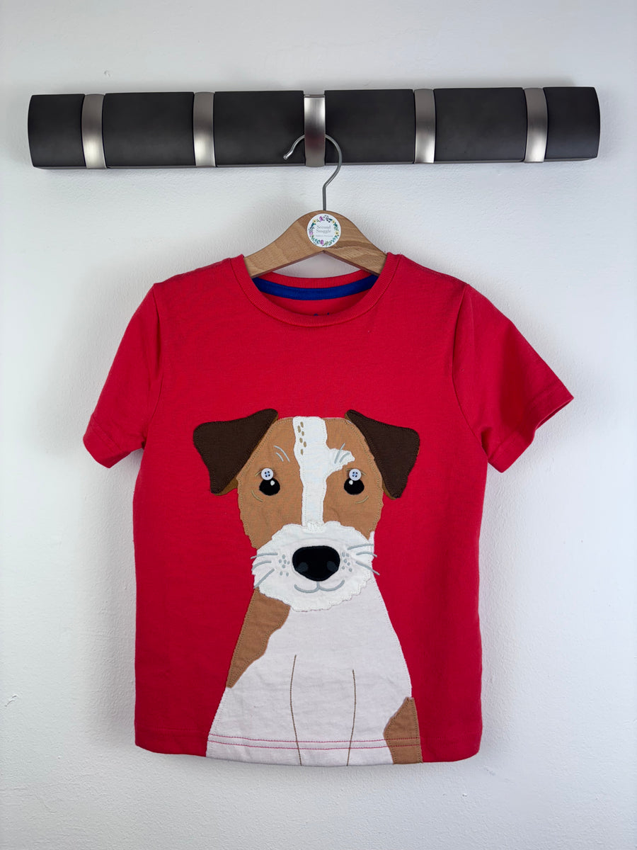 Mini Boden Red Dog T-Shirt Various Sizes-Tops-Second Snuggle Preloved