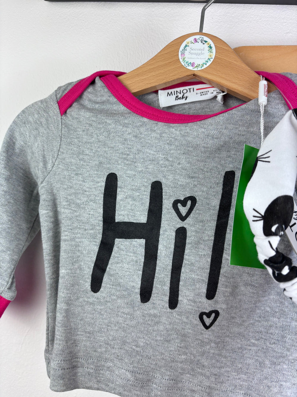 Minoti Hi Top and Cat Print Leggings Set-Sets-Second Snuggle Preloved