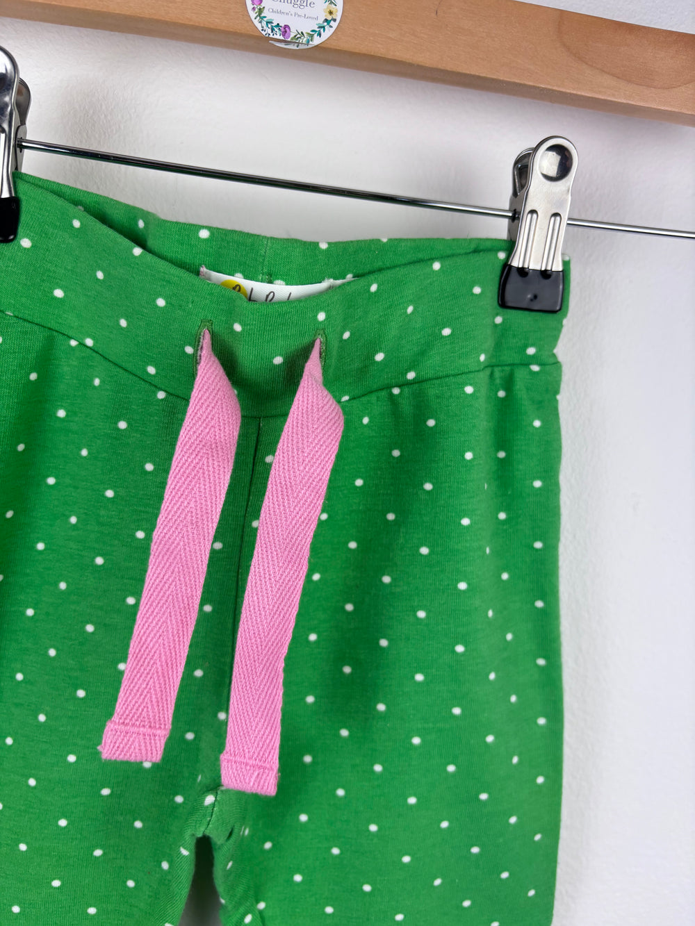 Boden Green Polka Dot Joggers Various Sizes-Leggings-Second Snuggle Preloved