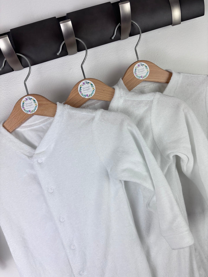 Mothercare White Sleepsuit Bundle 18-24 Months-Sleepsuits-Second Snuggle Preloved