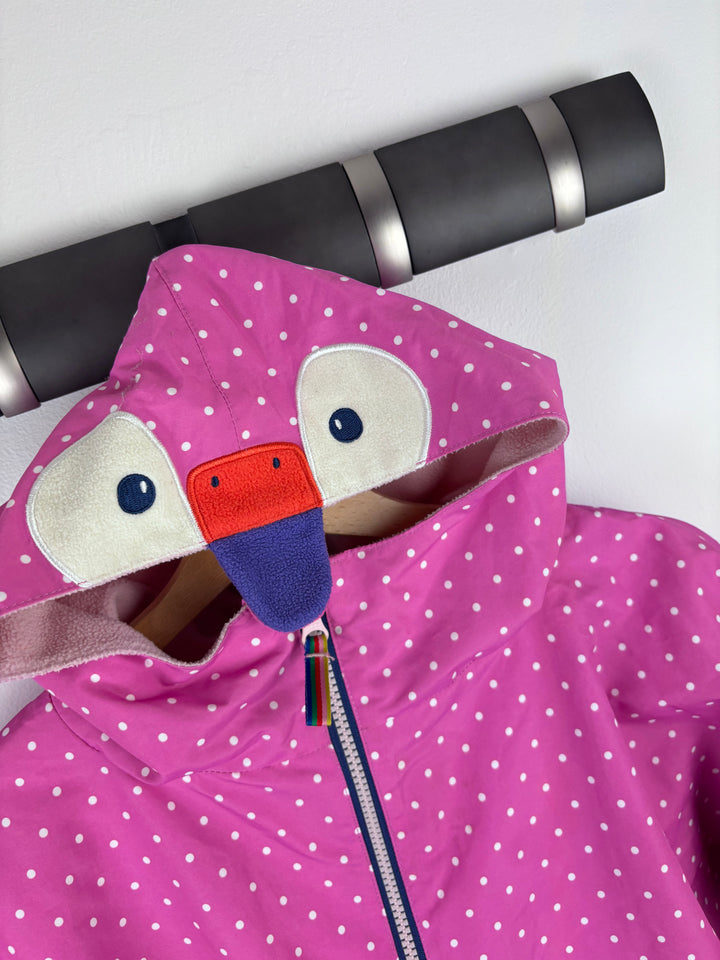 Boden Pink Polka Dot Changing Robe (M/L) Approx 4-6 Years-Coats-Second Snuggle Preloved
