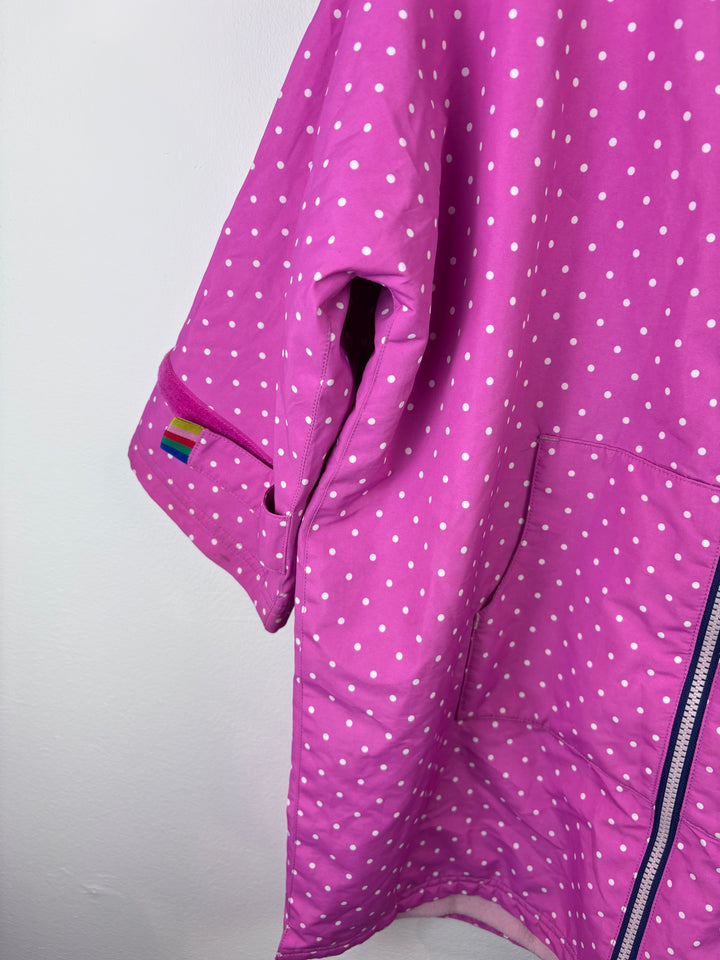 Boden Pink Polka Dot Changing Robe (M/L) Approx 4-6 Years-Coats-Second Snuggle Preloved