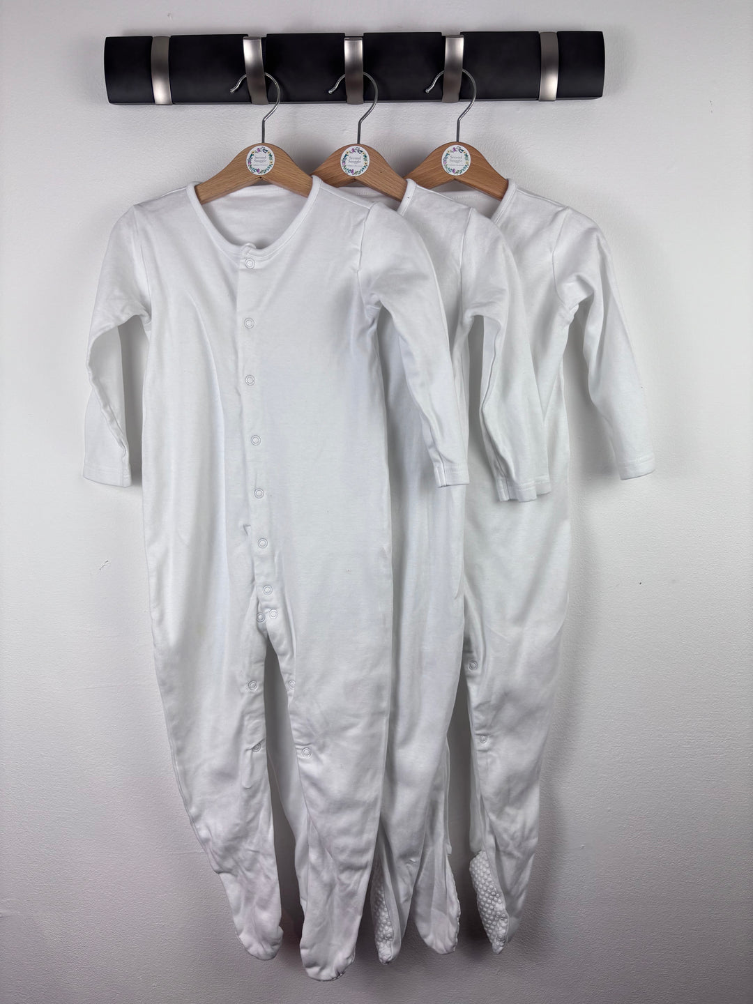 Mothercare White Sleepsuits 18–24 Months-Sleepsuits-Second Snuggle Preloved