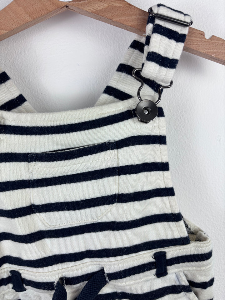 M&S Stripe Short Dungarees 18-24 Months-Dungarees-Second Snuggle Preloved