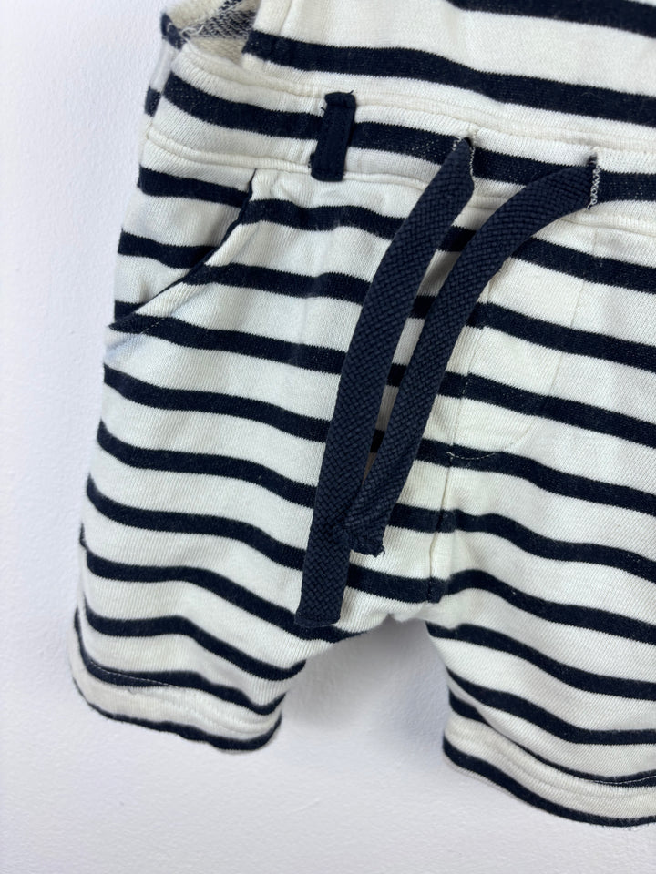 M&S Stripe Short Dungarees 18-24 Months-Dungarees-Second Snuggle Preloved