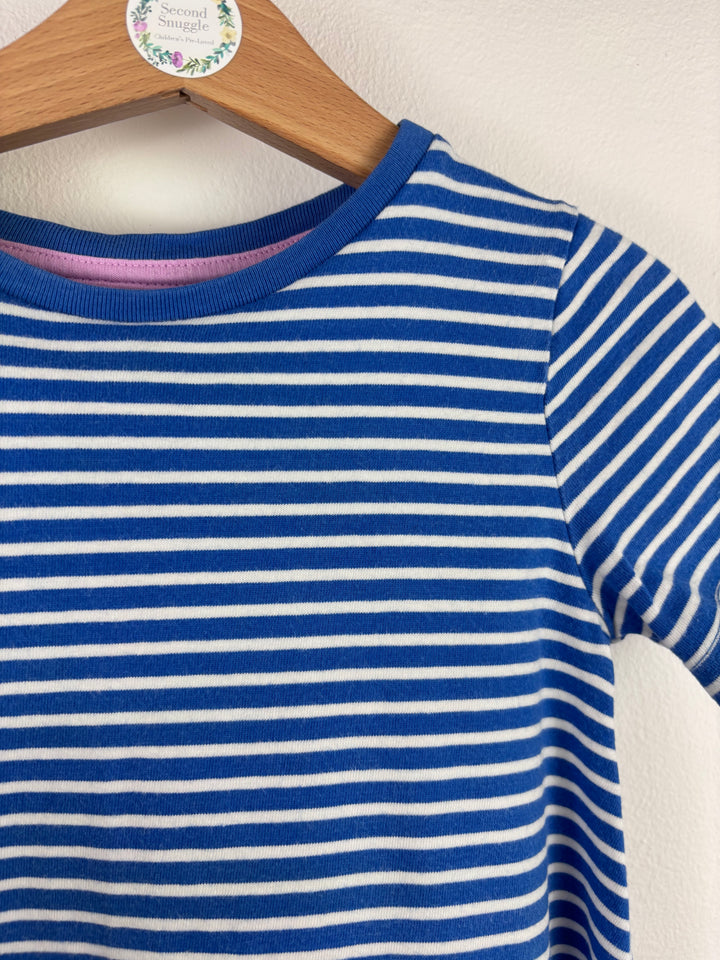 Boden Blue Stripe Monkey Dress 3-4 Years-Dresses-Second Snuggle Preloved