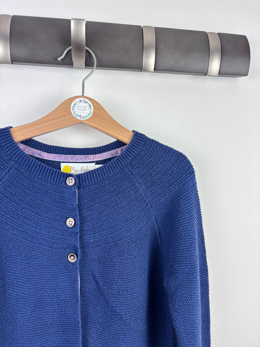 Mini Boden Navy Cardigan 7-8 Years-Cardigans-Second Snuggle Preloved