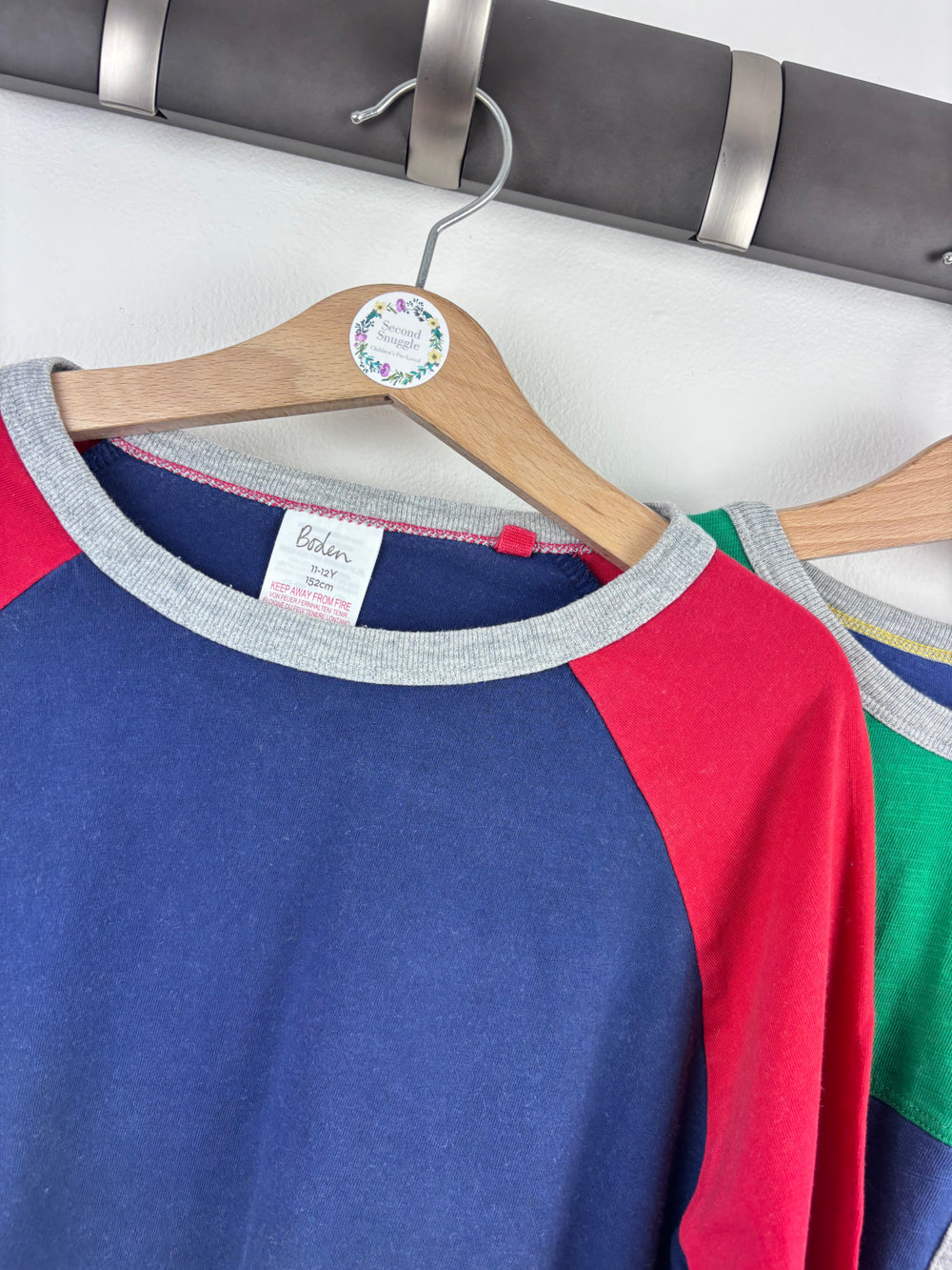 Boden Colour Block Long Sleeve Tops Set 11-12 Years-Tops-Second Snuggle Preloved