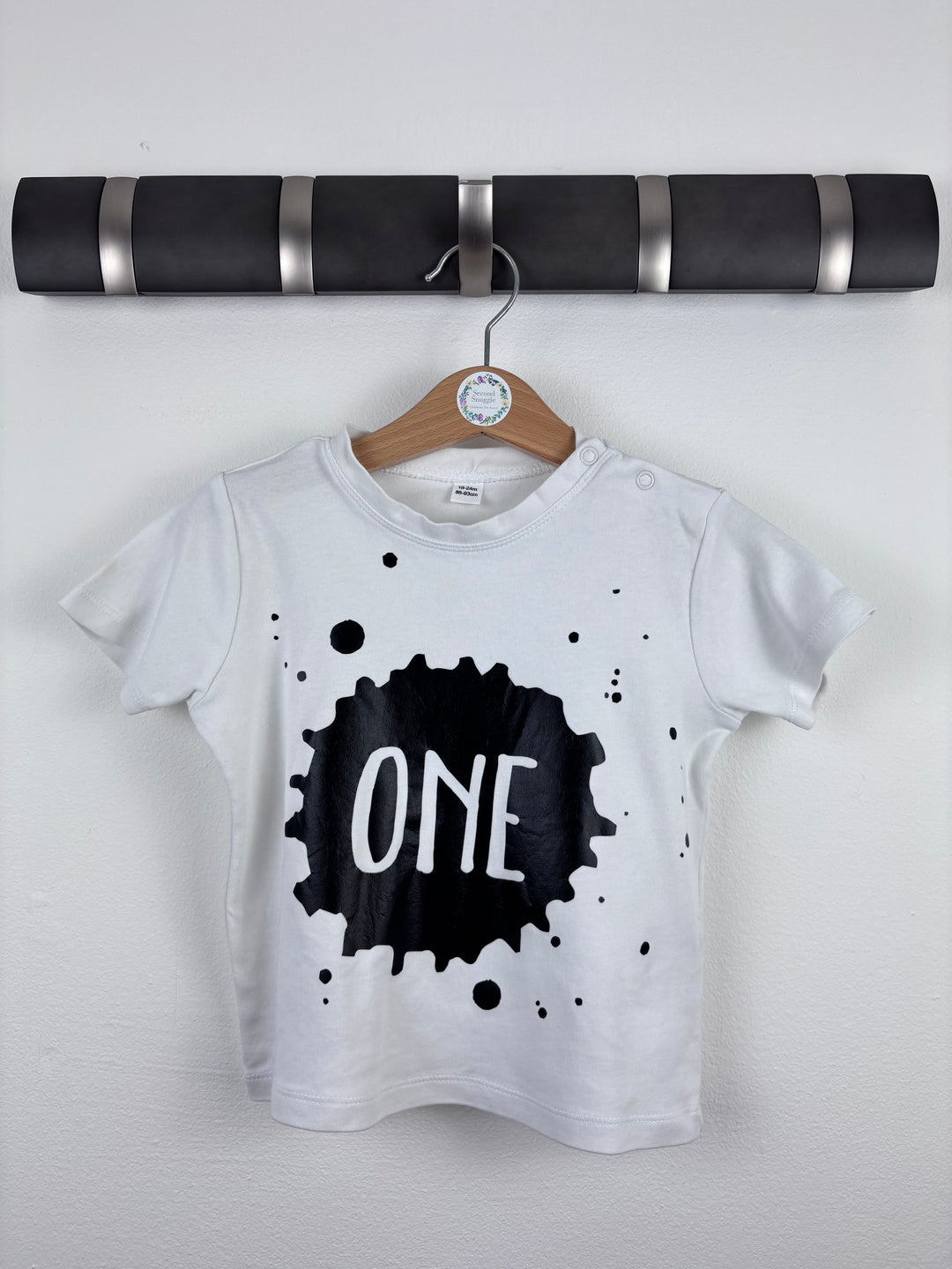 Baby Bugs White One Print T-Shirt 18-24 Months-Tops-Second Snuggle Preloved