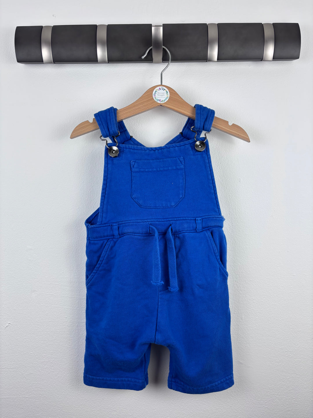 Next Royal Blue Short Dungarees 18-24 Months-Dungarees-Second Snuggle Preloved