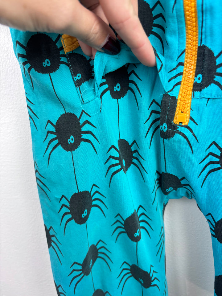 Maxomorra Spider Print Onesie 98/104 (3-4 Years) PLAY-All In One-Second Snuggle Preloved