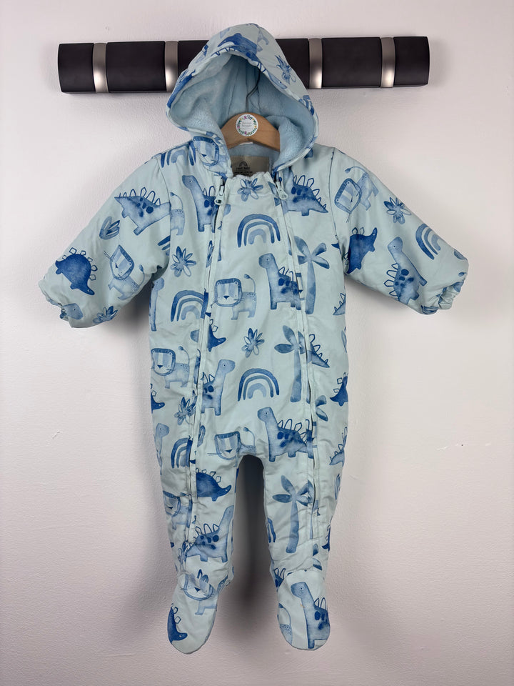 Next Dino Snowsuit 6-9 Months-Snow Suits-Second Snuggle Preloved