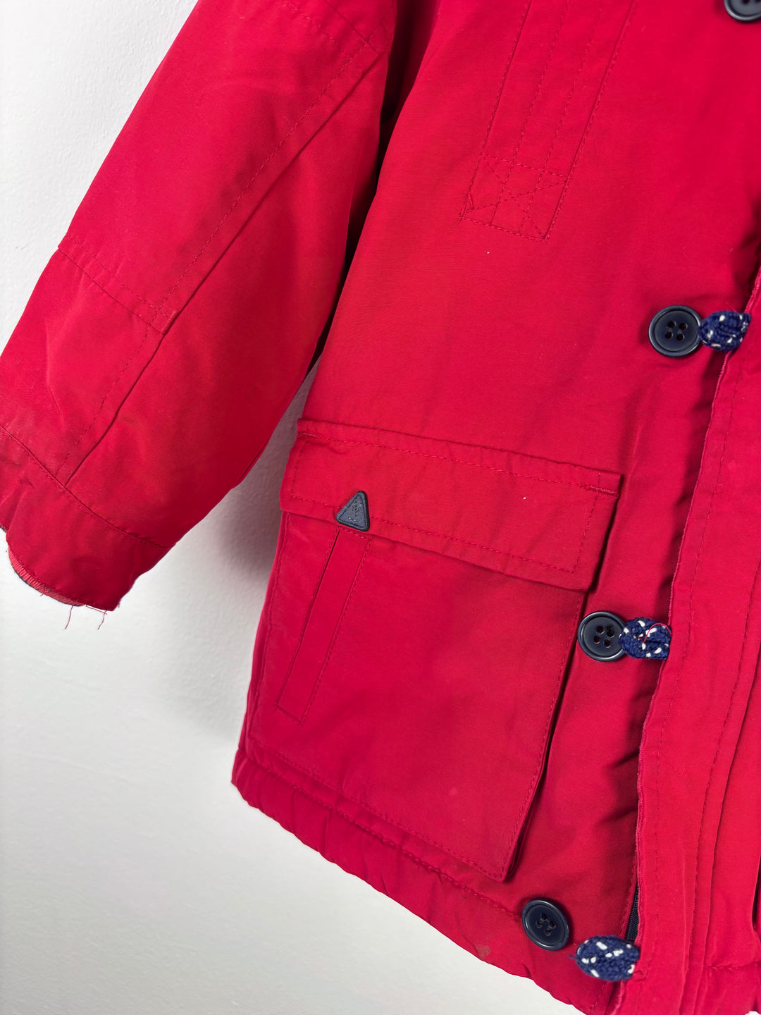 Next Red Parka 3-4 Years-Coats-Second Snuggle Preloved