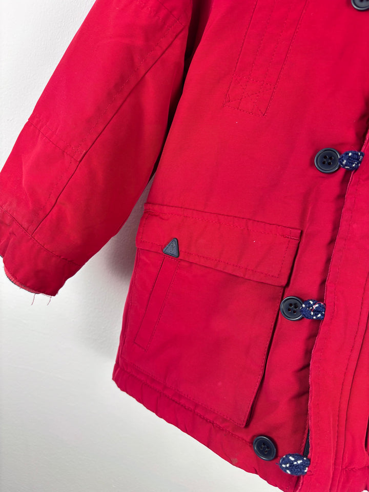 Next Red Parka 3-4 Years-Coats-Second Snuggle Preloved