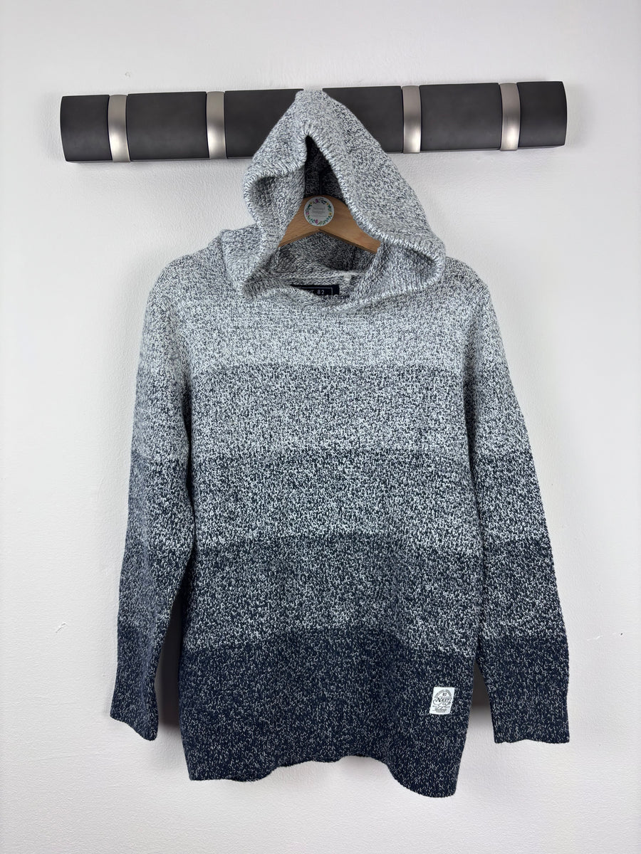 Next Ombre Knit Hoodie 6 Years-Hoodies-Second Snuggle Preloved