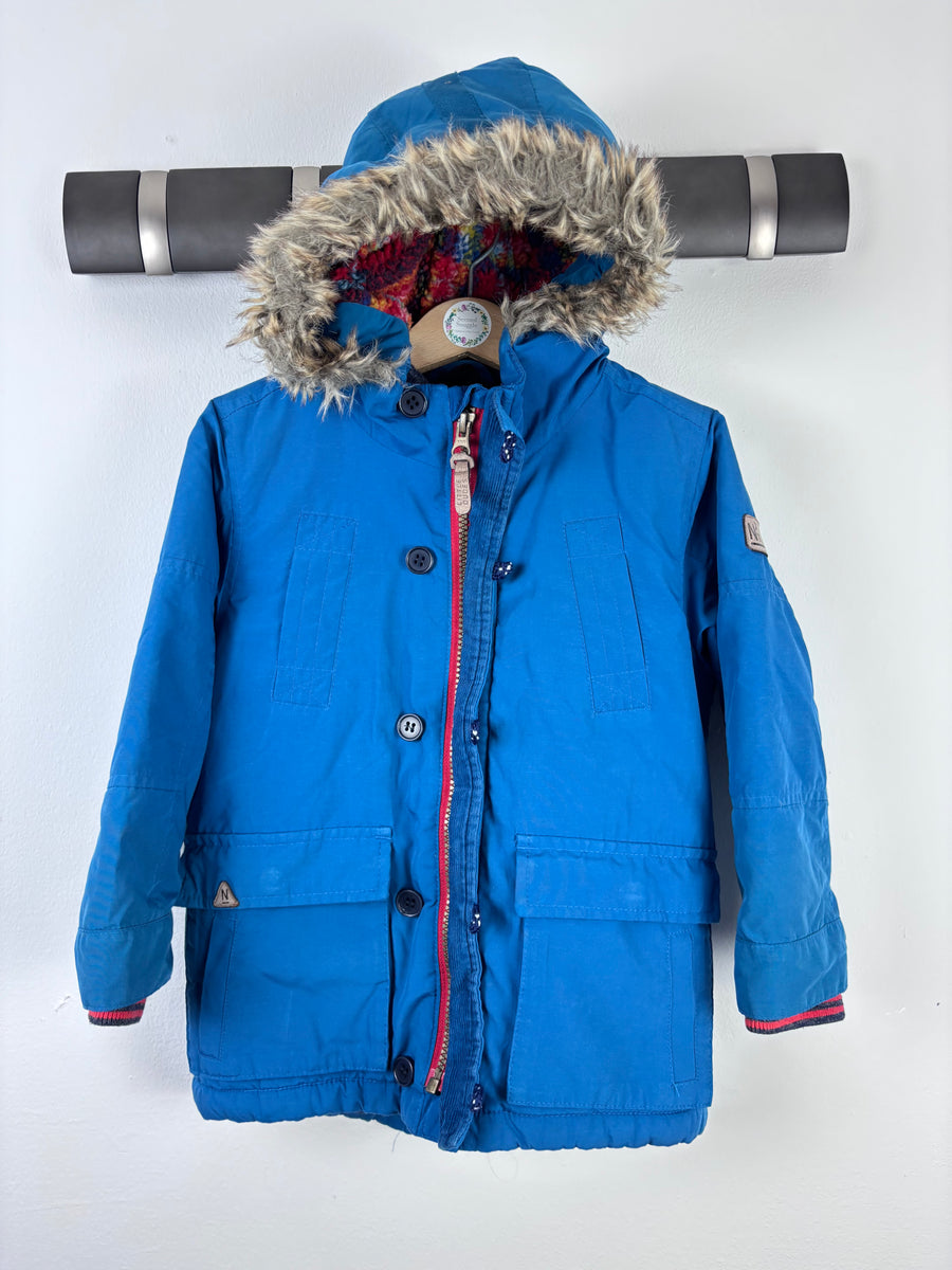 Next Blue Parka 3-4 Years-Coats-Second Snuggle Preloved