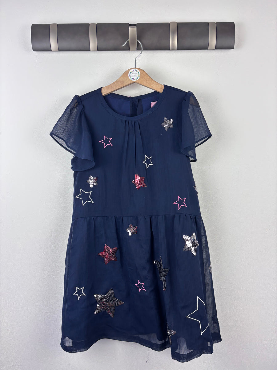 Joules Navy Star Dress 7-8 Years-Dresses-Second Snuggle Preloved