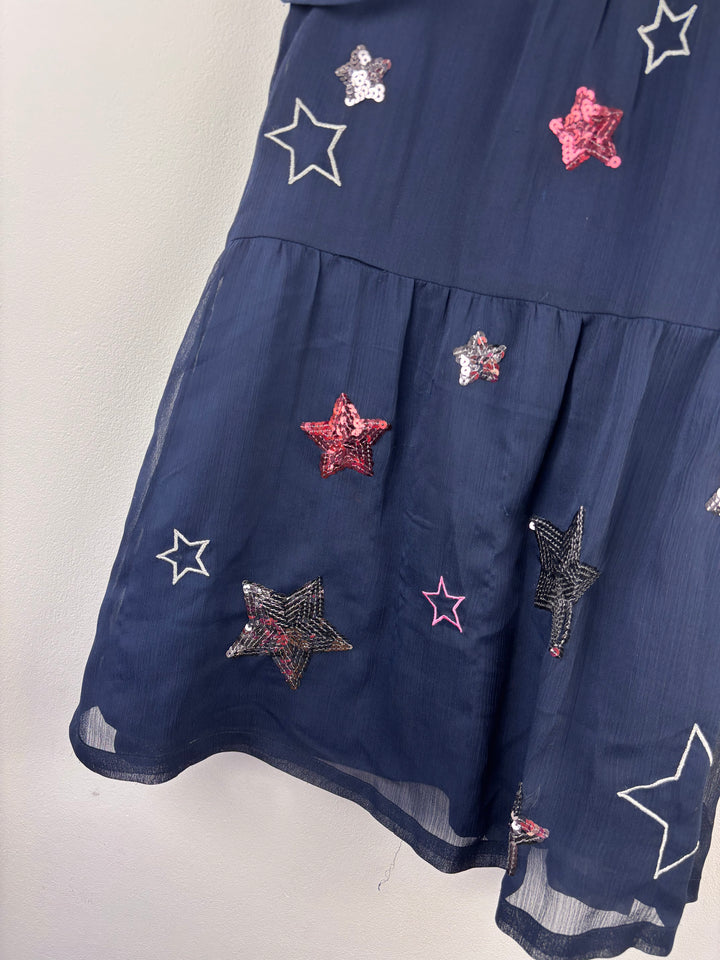 Joules Navy Star Dress 7-8 Years-Dresses-Second Snuggle Preloved