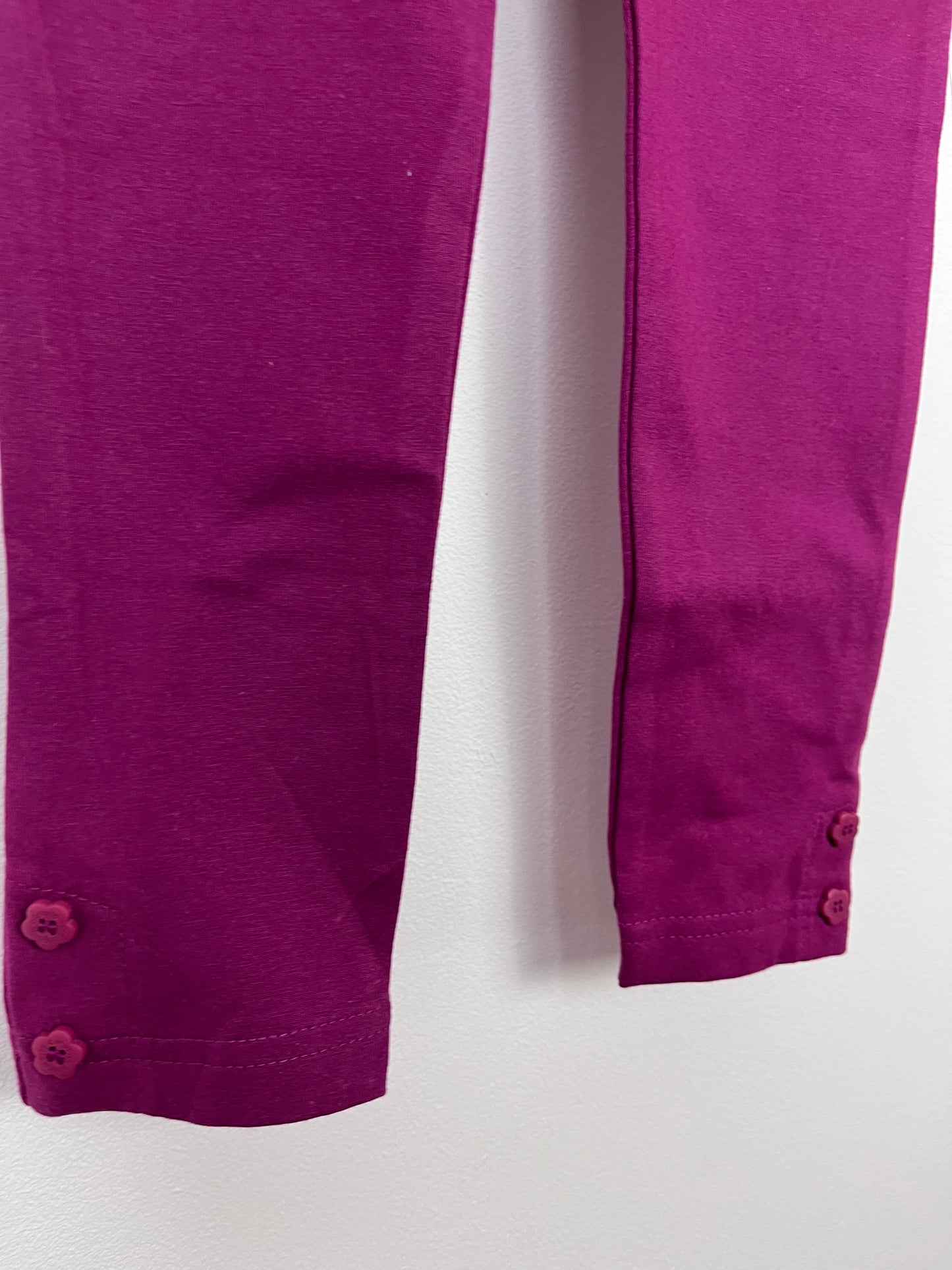 JoJo Maman Bebe Purple Leggings-Leggings-Second Snuggle Preloved