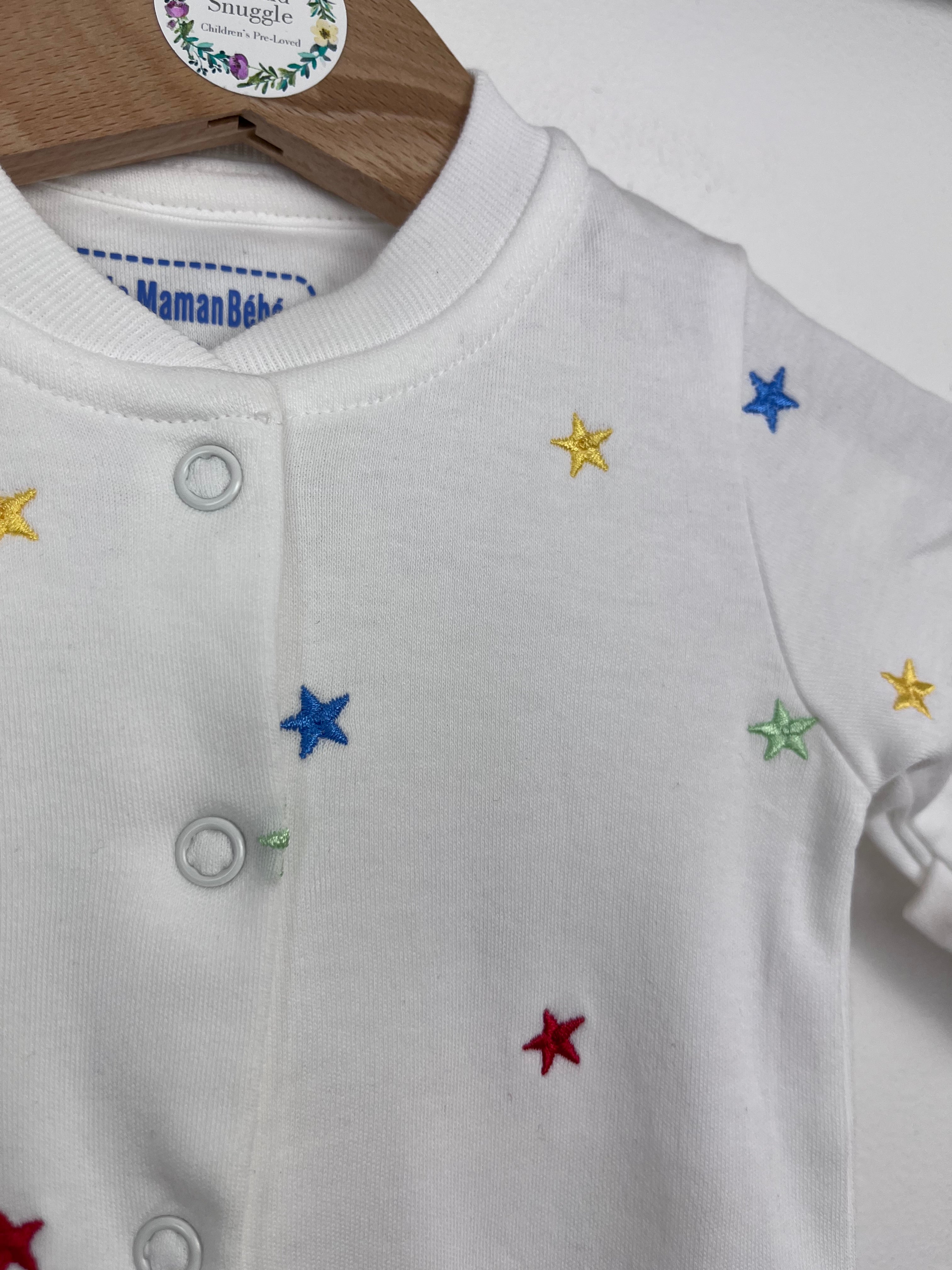 JoJo Maman Bebe Tiny Baby-Sleepsuits-Second Snuggle Preloved